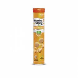 Vitamina C en comprimidos efervescentes Vive Plus sin gluten 20 ud.