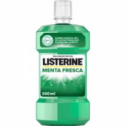 Enjuague bucal menta fresca Listerine 500 ml.