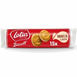 Galletas rellenas de crema de vainilla Lotus Biscoff 150 g.
