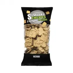 Galletas saladas de semillas y orégano Hacendado
