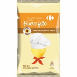 Patatas fritas sabor huevo frito Carrefour 150 g.