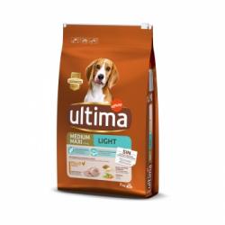 Pienso de pollo y arroz para perro adulto Medium Maxi Ultima 7Kg.