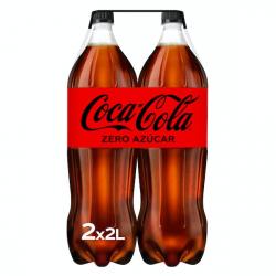 Refresco Coca-Cola zero azúcar 2 botellas X 2 L