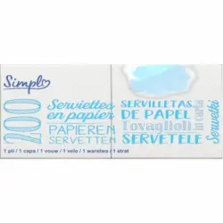 Servilletas 1 Capa 200 ud SIMPL