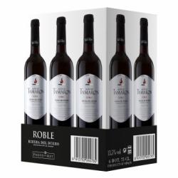 Vino D.O. Ribera del Duero tinto Roble Altos de Tamaron caja de 6x75 cl.