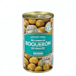 Aceitunas verdes rellenas de boquerón Hacendado en vinagre Bote 0.35 kg