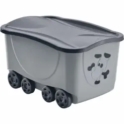 Caja Ordenación Infantil Polipropileno M-HOME Fancy Dog 58x32x39 cm Gris