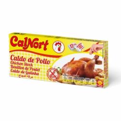 Caldo de pollo Calnort sin gluten 12 pastillas