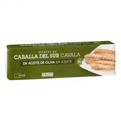 Filetes de caballa del sur en aceite de oliva Hacendado