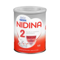 Leche de continuación en polvo 2 Nidina Nestlé Bote 0.8 kg