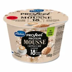 Mousse de cappuccino alto en proteínas Valio Profeel Protein 150 g.