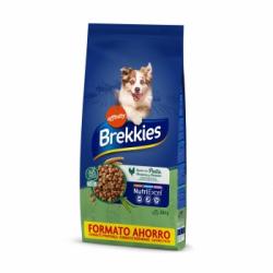 Pienso de pollo y cereales para perros adultos Brekkies Excel 15 Kg.