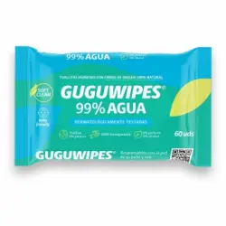 Toallitas húmedas para bebe 99% agua Guguwipes 60 ud.