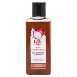 Champú fortificante con extracto de cebolla Carrefour Soft 300 ml.