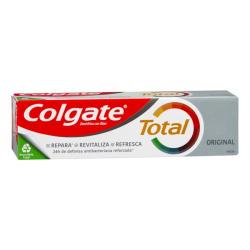 Dentífrico original Colgate total con flúor Tubo 0.075 100 ml