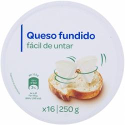 Queso fundido en porciones 250 g.