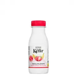 Bebida Kéfir de fresa y plátano Hacendado Botella 0.25 kg