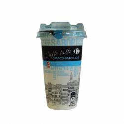 Café latte macchiatto light Carrefour sin gluten 250 ml.