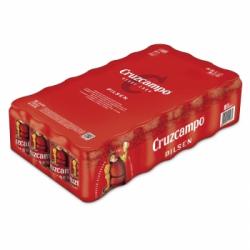 Cerveza Cruzcampo Pilsen pack 28 latas 33 cl.