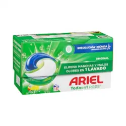 Detergente ropa All in 1 Ariel Pods en cápsulas Caja 0.3978 ud