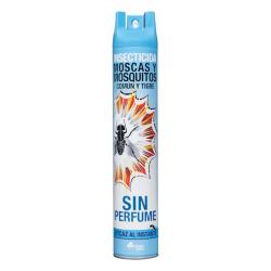 Insecticida moscas y mosquitos Bosque Verde sin perfume Spray 750 ml
