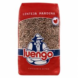 Lenteja pardina categoría extra Luengo 1 kg.