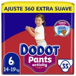 Pants Dodot Activity T6 (14-19 kg) 35 ud.