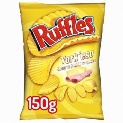 Patatas fritas sabor york queso Ruffles 150 g.