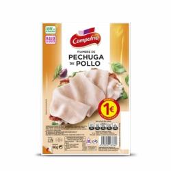 Pechuga de pollo Campofrío sin gluten sin lactosa 90 g.