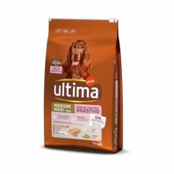 Pienso de salmón para perro Medium Ultima 7 Kg.