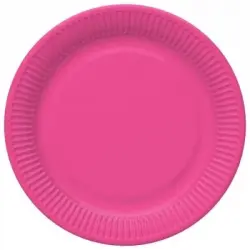 Platos de Cartón 23 cm CARREFOUR 8 unid. - Fucsia