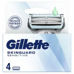Recambios maquinilla SkinGuard Sensitive Gillette 4 ud.