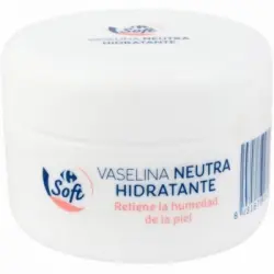 Vaselina para labios hidratante Soft Carrefour 100 g.