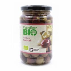 Aceituna cocktail ecológica Carrefour Bio 200 g.