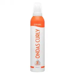 Espuma cabello Ondas Curly Deliplus fijación 3 Bote 0.3 100 ml