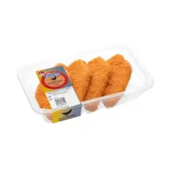 Filetes pechuga de pollo marinadas empanadas picantes sin gluten Bandeja 0.36 kg