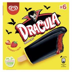 Helado de fresa Drácula Frigo sin gluten 6 ud.