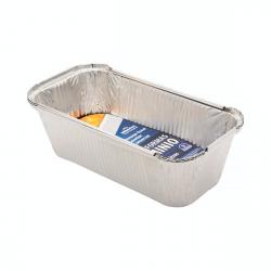 Molde de aluminio rectangular 1,5L Alibérico Paquete 3 ud