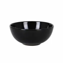 Bowl de Stonweare ALFARES DE S.C Onda 16x16cm - Negro