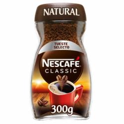 Café soluble natural Nescafé Classic 300 g.