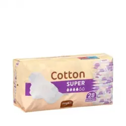 Compresa con alas super Deliplus Cotton Paquete 1 ud