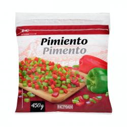 Pimiento rojo y verde Hacendado ultracongelado Paquete 0.45 kg