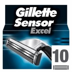 Recambio Sensor Excel Gillette 10 ud.