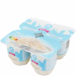 Arroz con leche Carrefour pack de 4 unidades de 115 g.