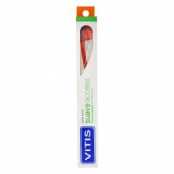 Cepillo dental cabezal pequeño suave Vitis 1 ud.