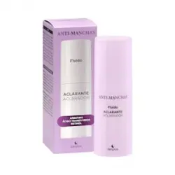 Crema facial fluida noche Deliplus aclarante anti-manchas