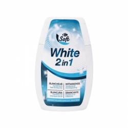 Dentífrico White 2in1 Carrefour Soft 100 ml.