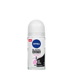 Desodorante roll-on invisible black & white Nivea  0.05 100 ml