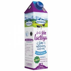 Leche semidesnatada Central Lechera Asturiana sin lactosa brik 1 l.