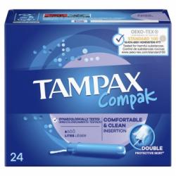 Tampones Compak Lites Tampax 24 ud.